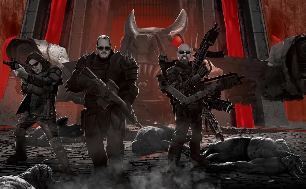 The Three Tremors ("Ripper" Owens, Sean Peck, Harry Conklin): ecco il videclip per 'Crucifier', brano tratto dal nuovo CD "Guardians of the Void"