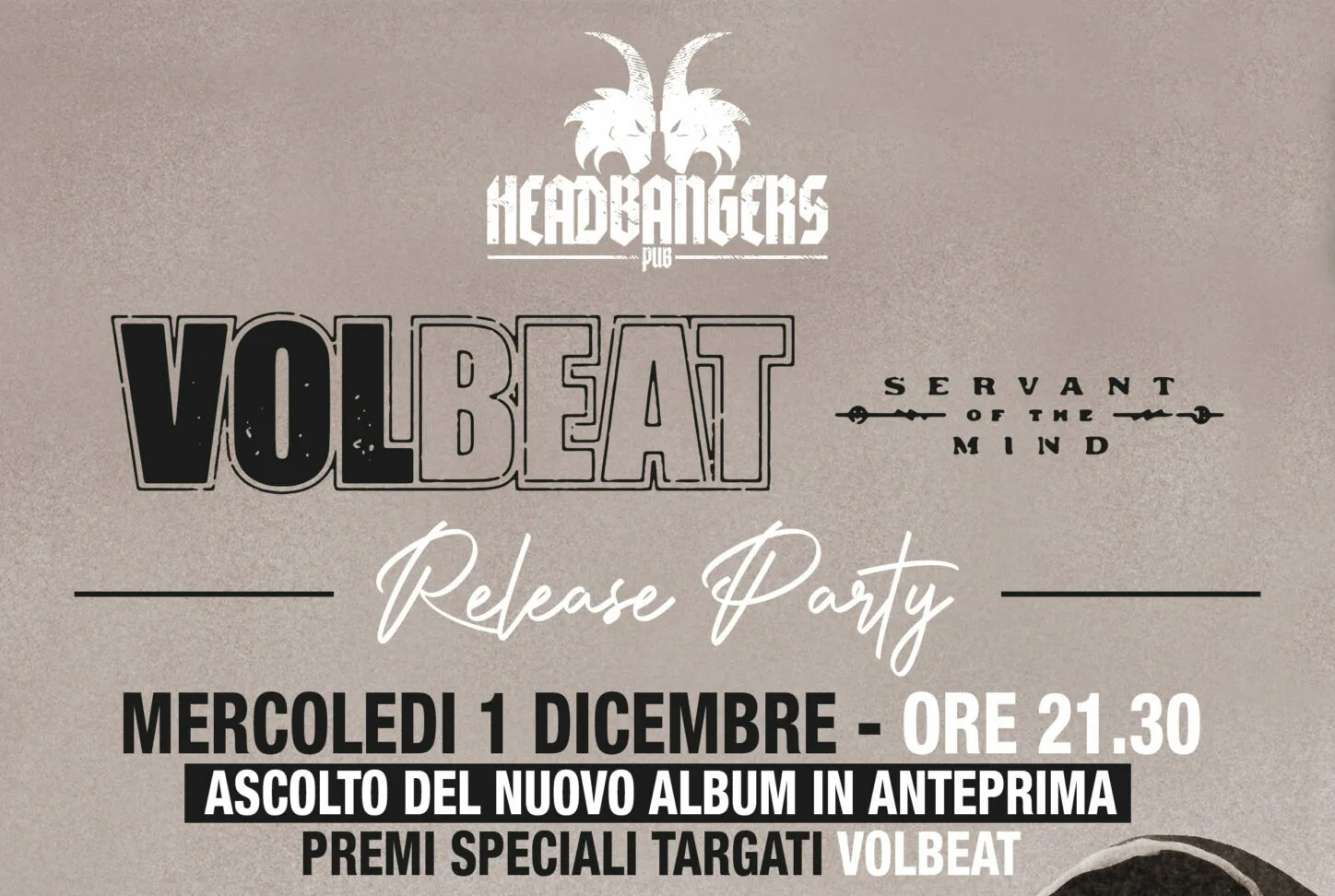 Volbeat: domani il release party a Milano