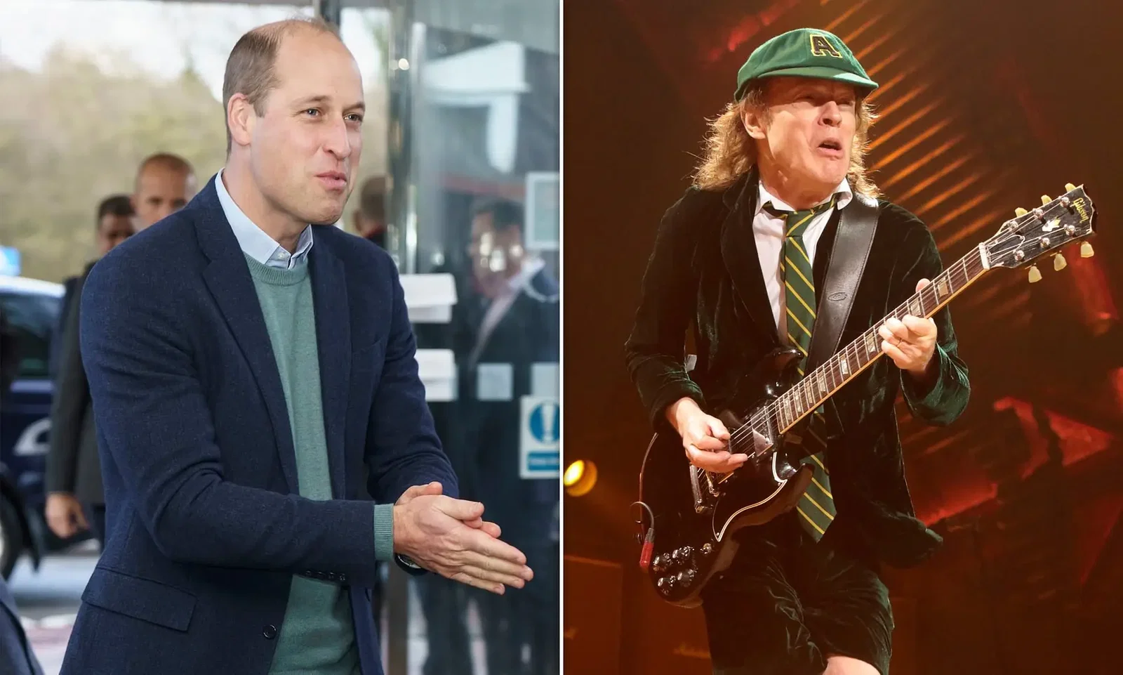 AC/DC: il Principe William ammette, "Niente di meglio di 'Thunderstruck' per darsi la carica il lunedì mattina"