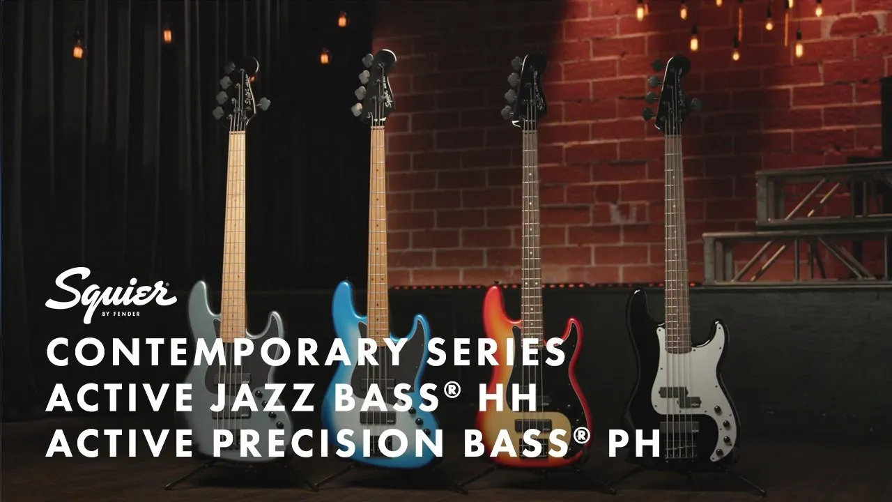 Squier Guitars (Fender): presentate le nuove serie di bassi Contemporary 2022