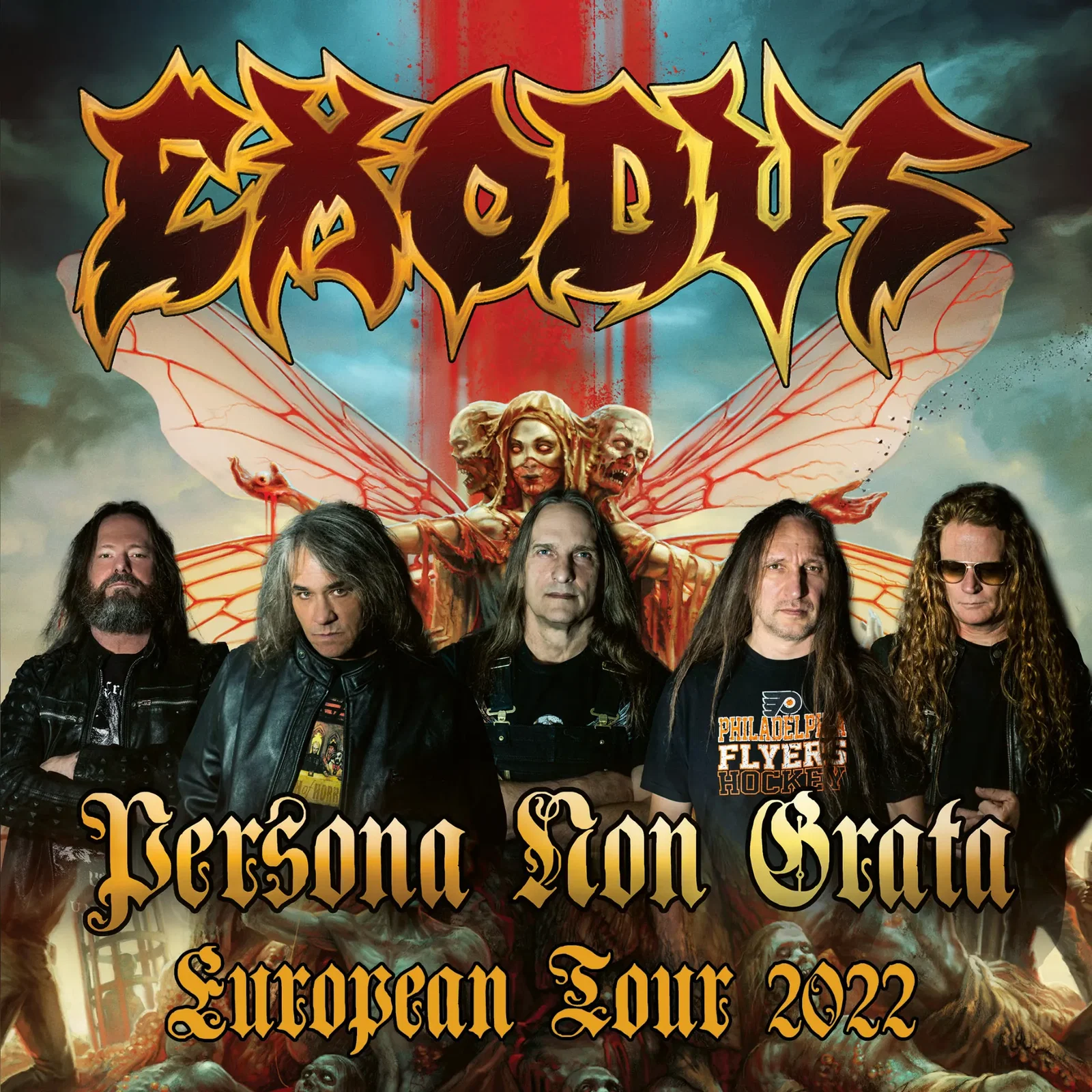 Exodus: annunciano il tour europeo 2022, confermate due date in Italia