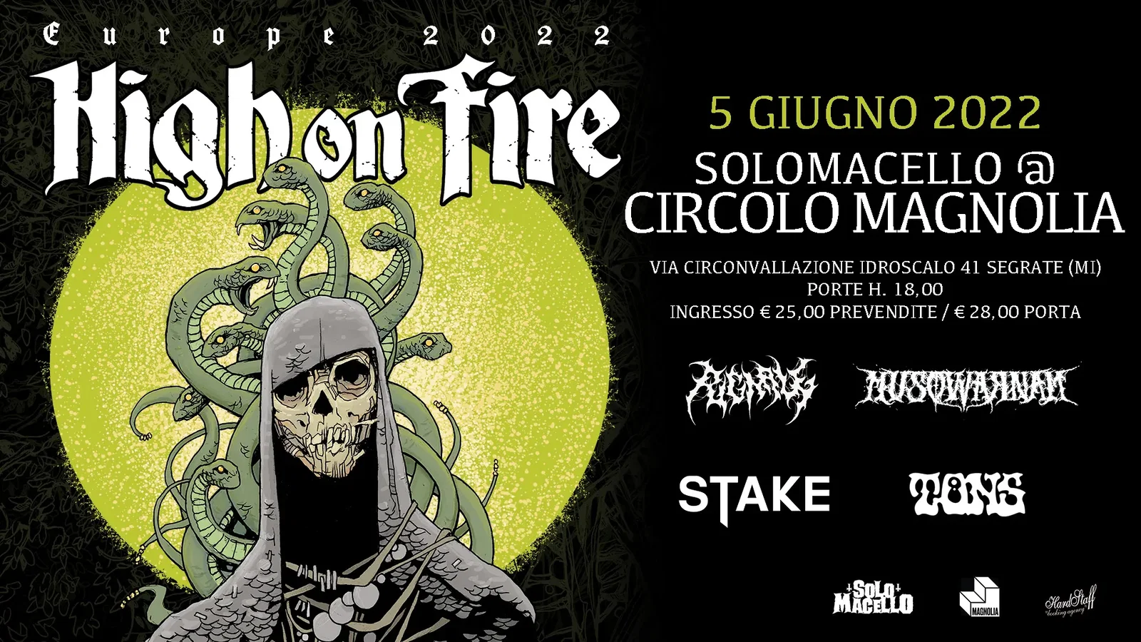 SoloMacello Fest XI: il festival torna con gli High on Fire e altri