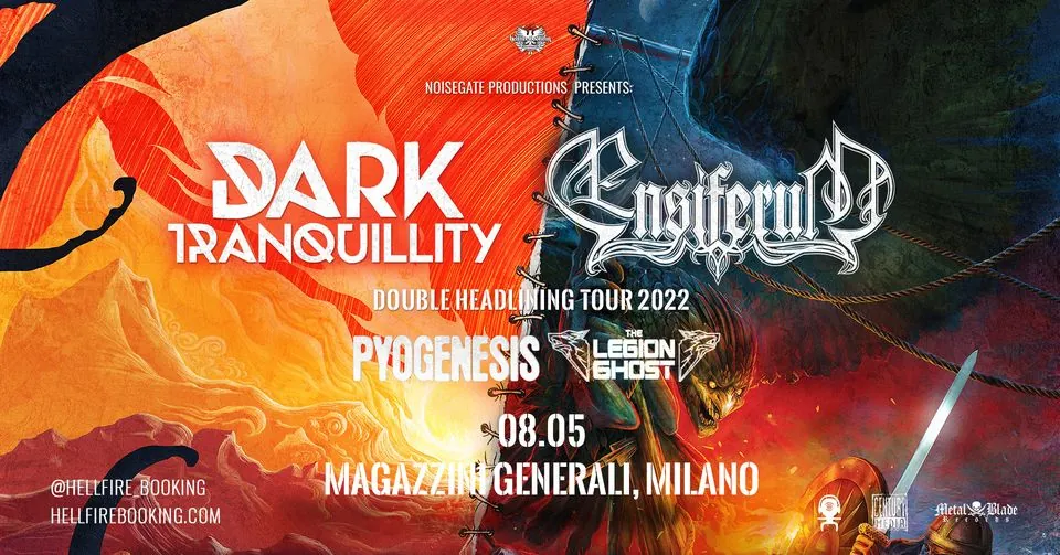 Live Report: Dark Tranquillity ed Ensiferum @ Magazzini Generali (Mi) - 08/05/2022