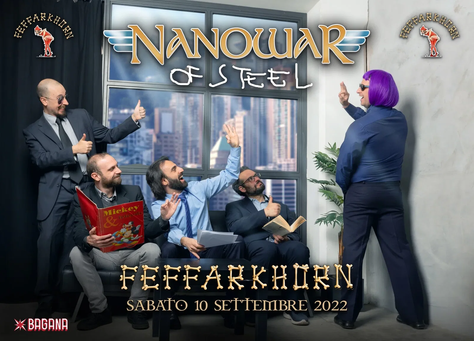 Feffarkhorn: saranno i Nanowar Of Steel gli headliner della seconda serata