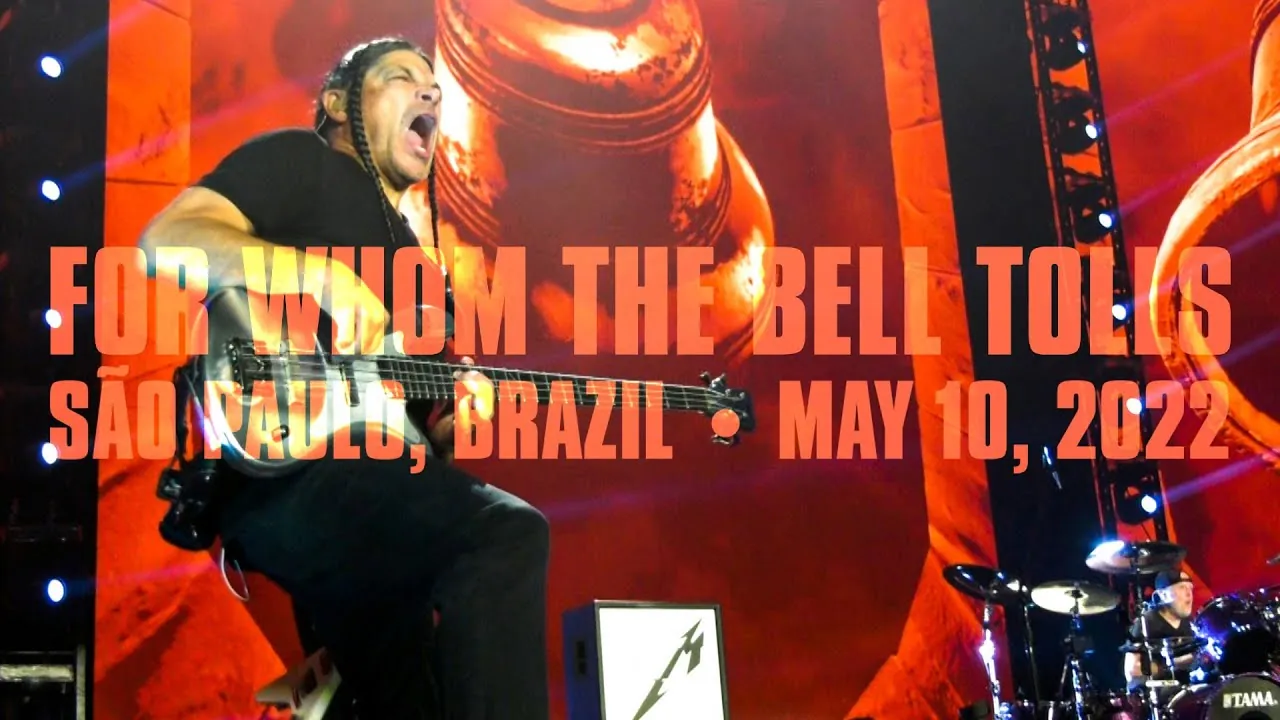 Metallica: la registrazione di 'For Whom the Bell Tolls' suonata a São Paulo in Brasile
