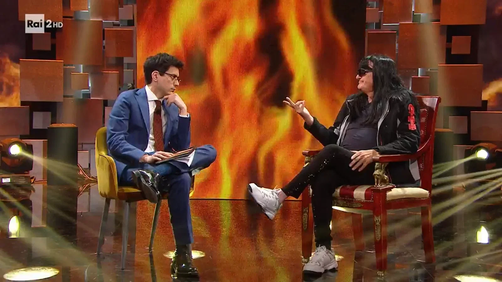 Richard Benson: l'ultima intervista e performance a "Una pezza di Lundini" (video)