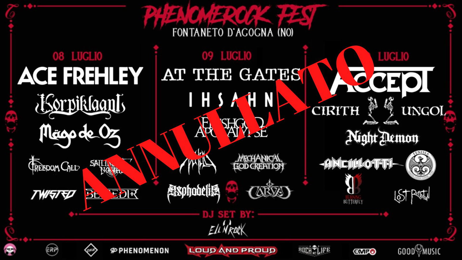 PhenomeRock Fest: il festival è cancellato