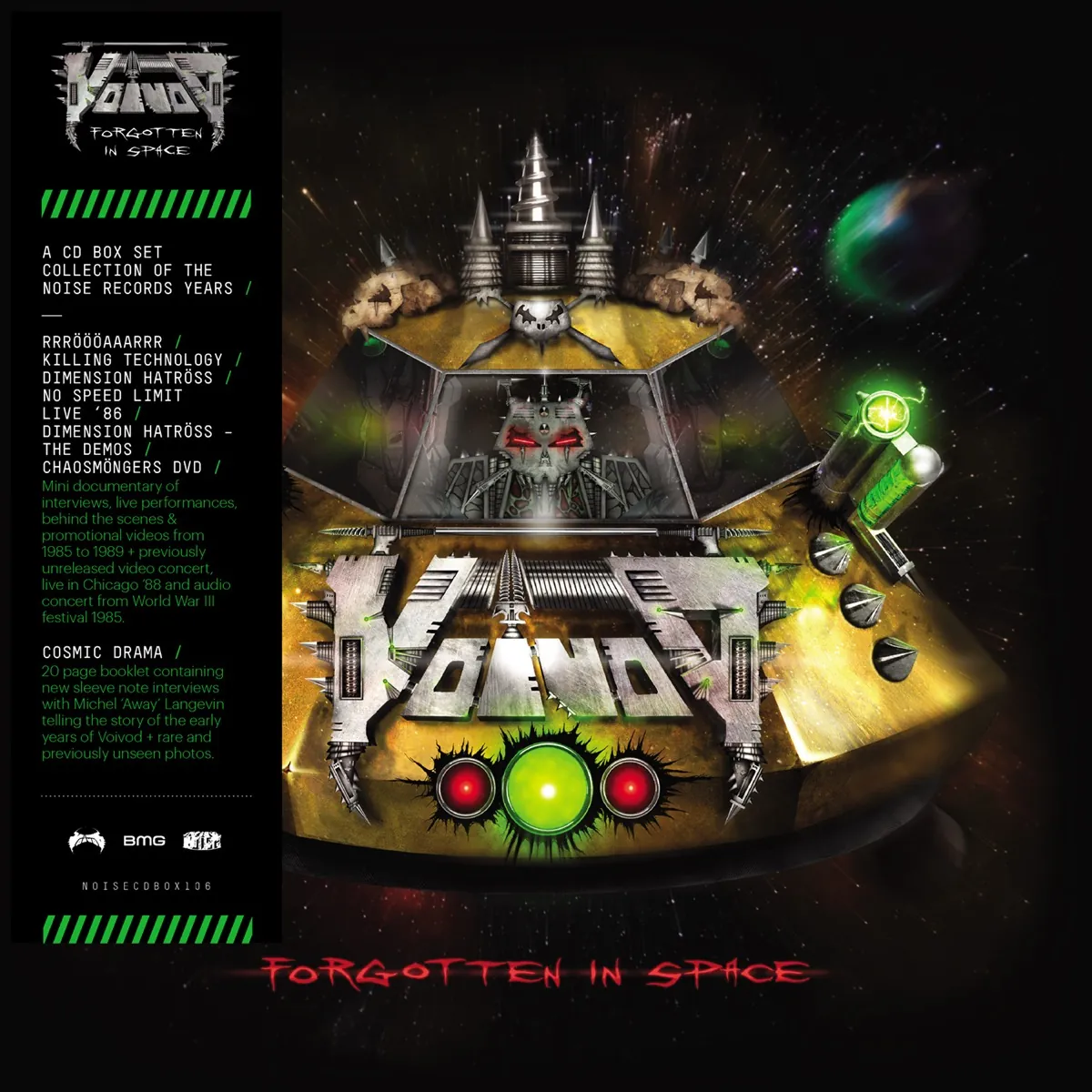Voivod: gioca col filtro Instagram/Facebook di "Forgotten In Space - The Noise Records Years Deluxe Box-Set"