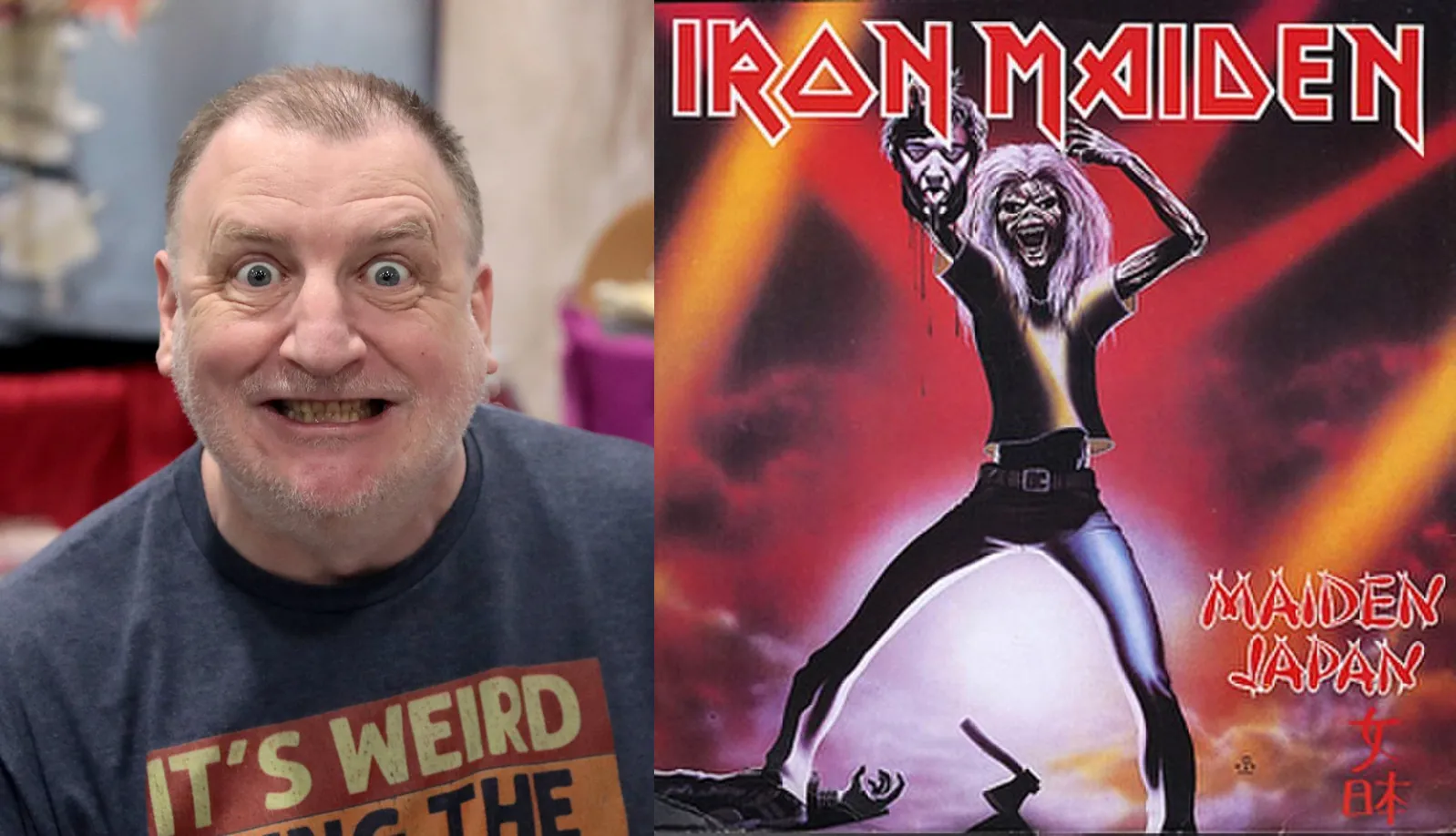 Iron Maiden: in arrivo una maglietta di Derek Riggs per supportare le spese mediche di Paul Di'Anno