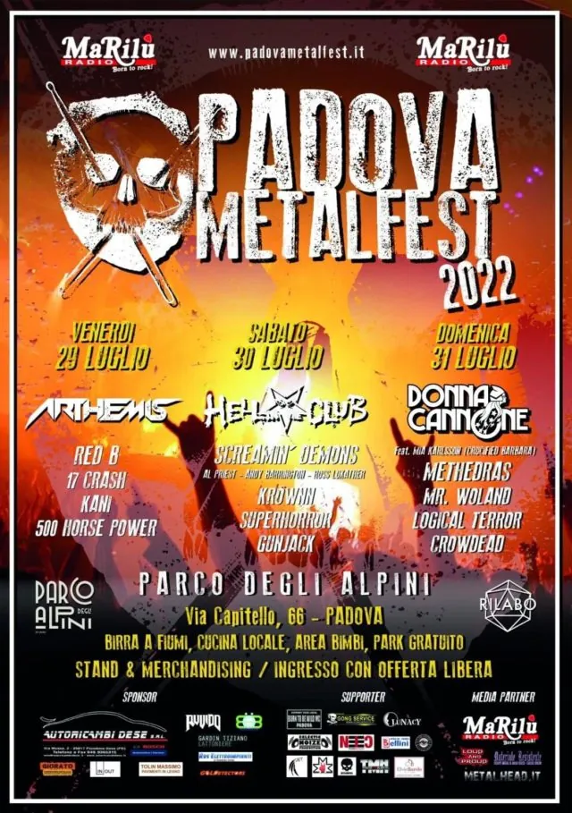 Padova Metal Fest: questo fine settimana la IX edizione