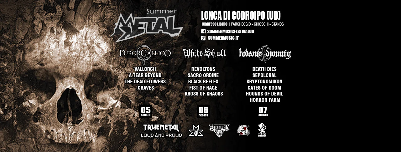 Summer Metal 2022: il programma completo del festival in provincia di Udine