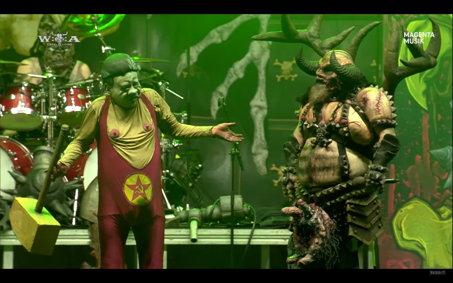 GWAR: il video di 'Bring back the Bomb' da Wacken