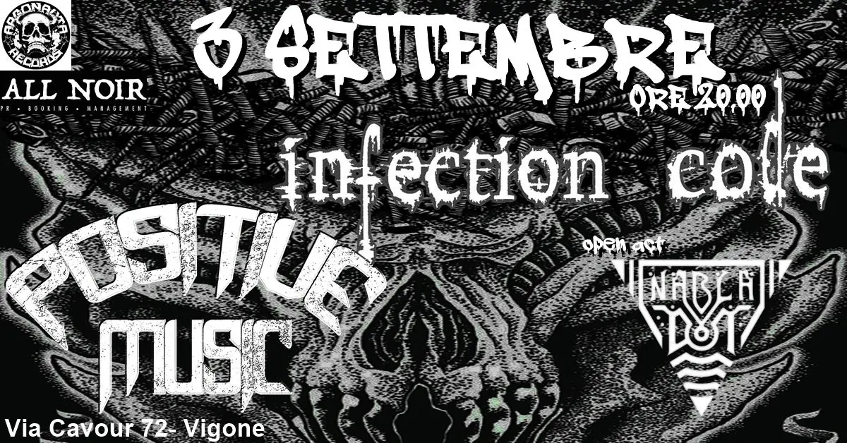 Infection Code + Nabla Dot - 03/09/2022 LIVE @ Associazione Positive Music - Vigone (TO)