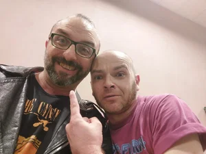 Con Dario de Il Complesso