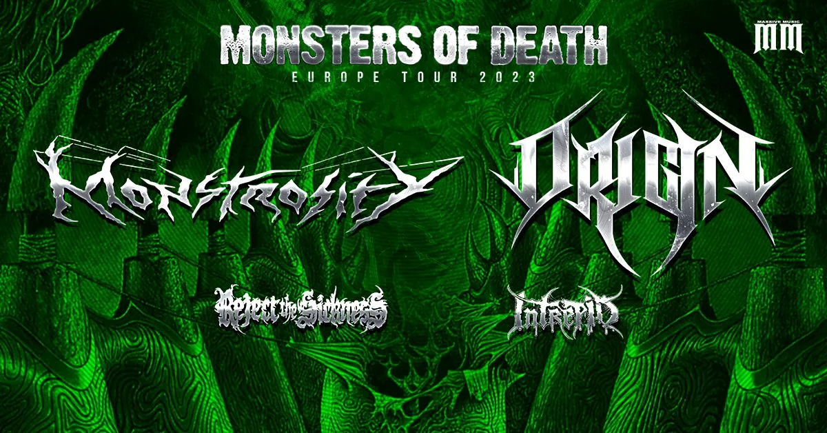 Monstrosity e Origin: tour europeo da co-headliner; tre date in Italia