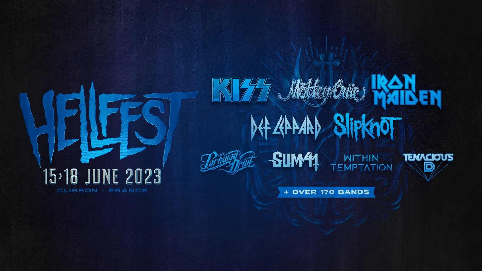 Hellfest 2023: Kiss, Mötley Crüe, Iron Maiden e Slipknot saranno gli headliner