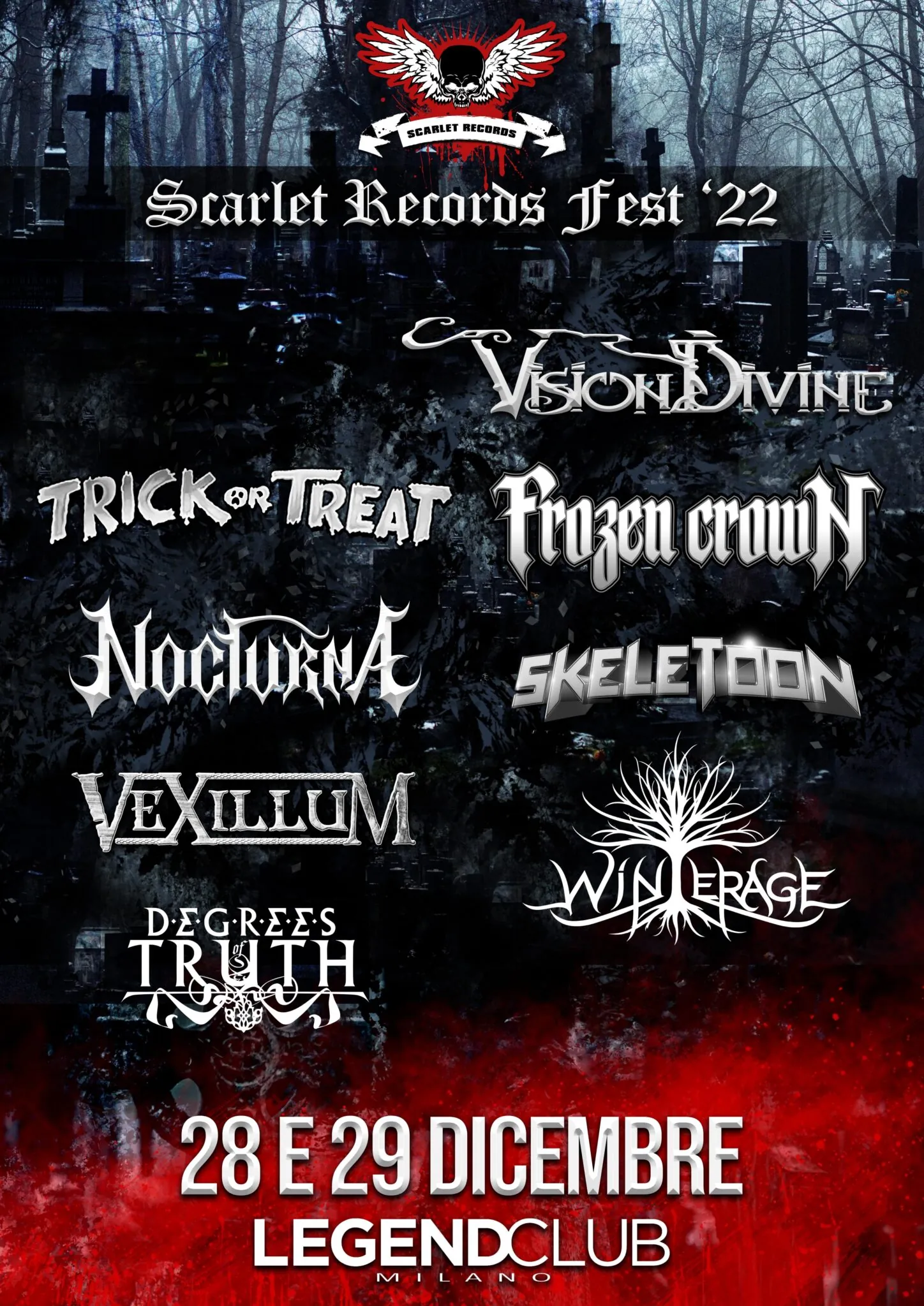 Scarlet Records Fest: i dettagli dell'imminente due giorni al Legend Club