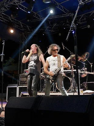 Flegias e Claudio Bonavita (Camporosso, Shock' Metal Fest 2022)