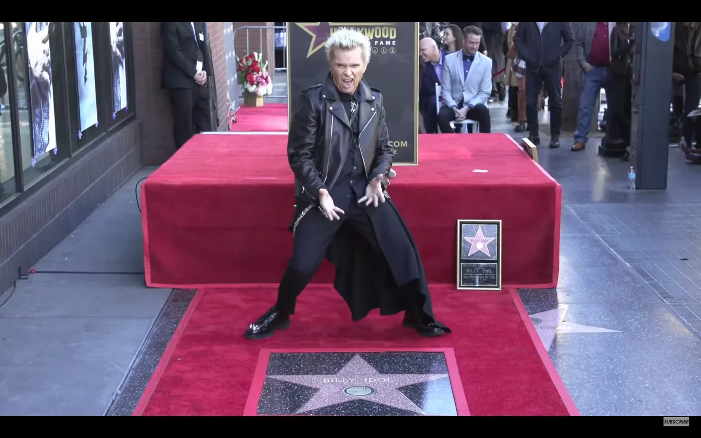 Billy Idol: riceve una stella sulla Walk Of Fame di Hollywood