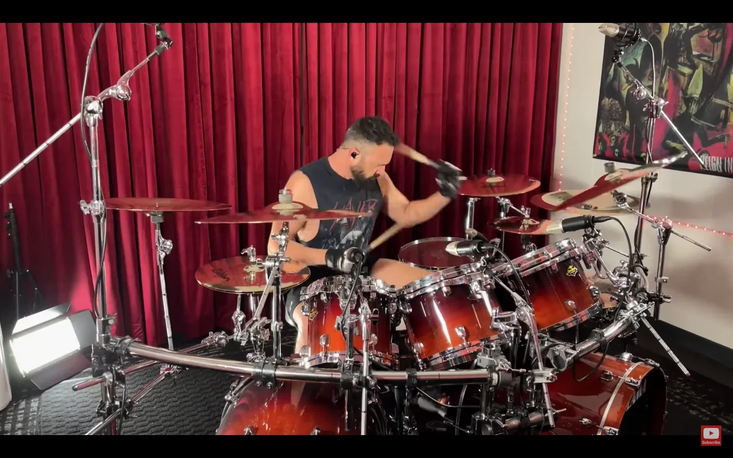Slayer: Jon Dette pubblica il drum cam di 'Post Mortem'