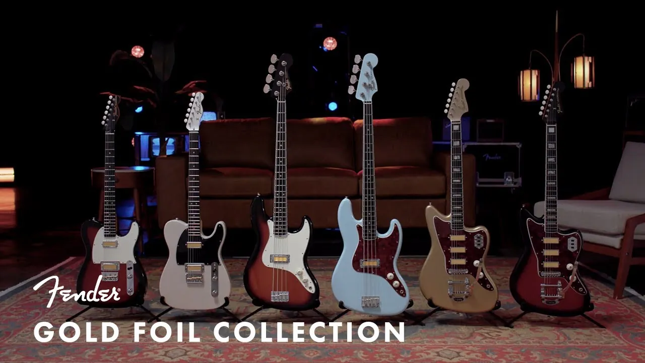 Fender Guitars: tutti i modelli della Gold Foil Collection 2023