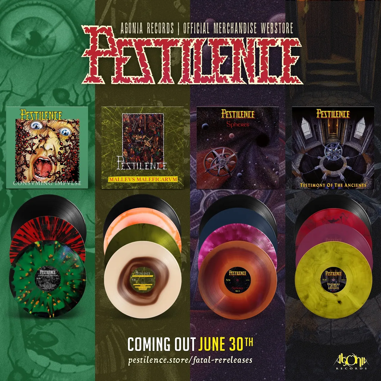 Pestilence: in arrivo le ristampe rimasterizzate dei classici della band