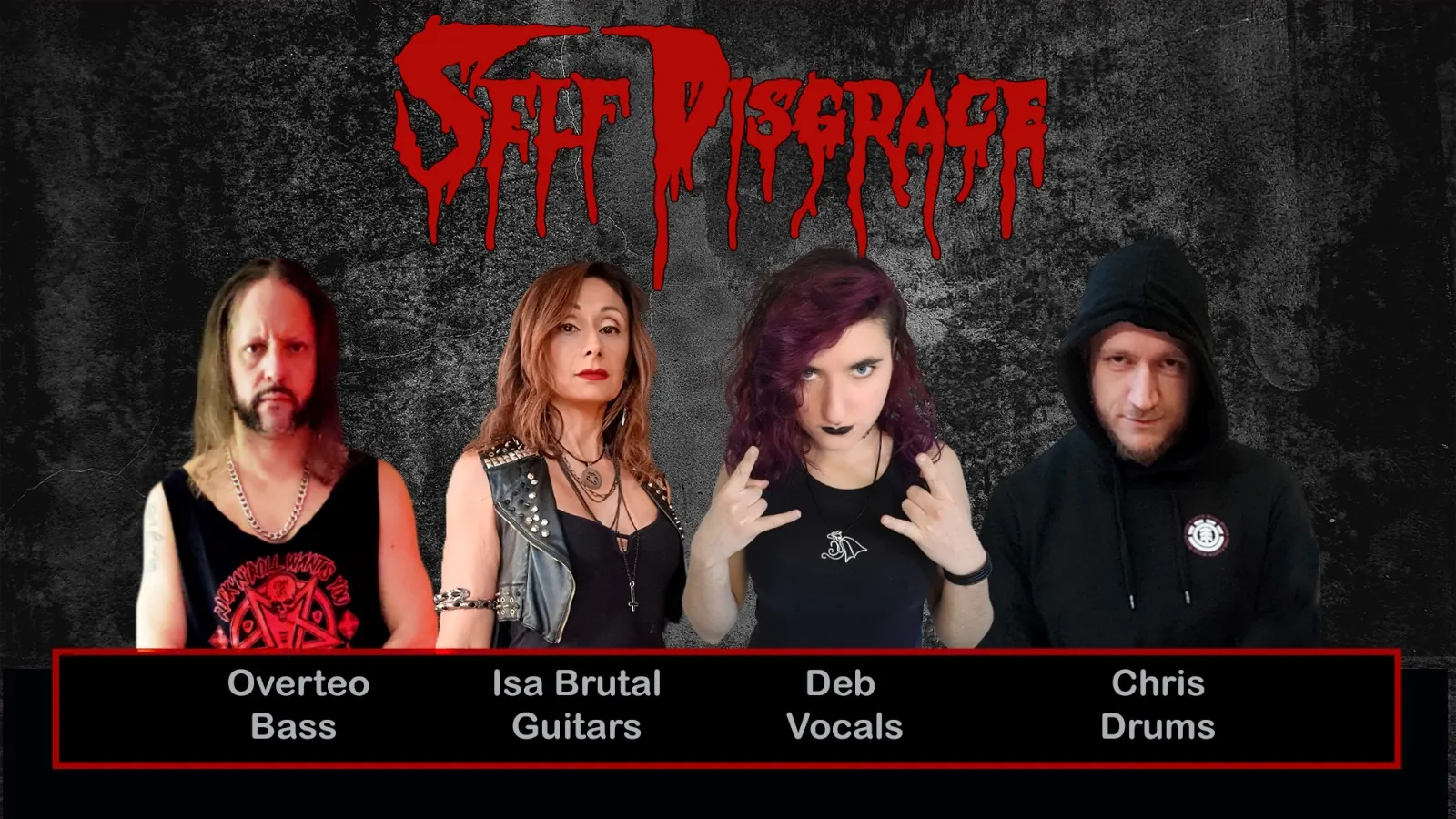Self Disgrace: tornano sulla scena con una nuova cantante