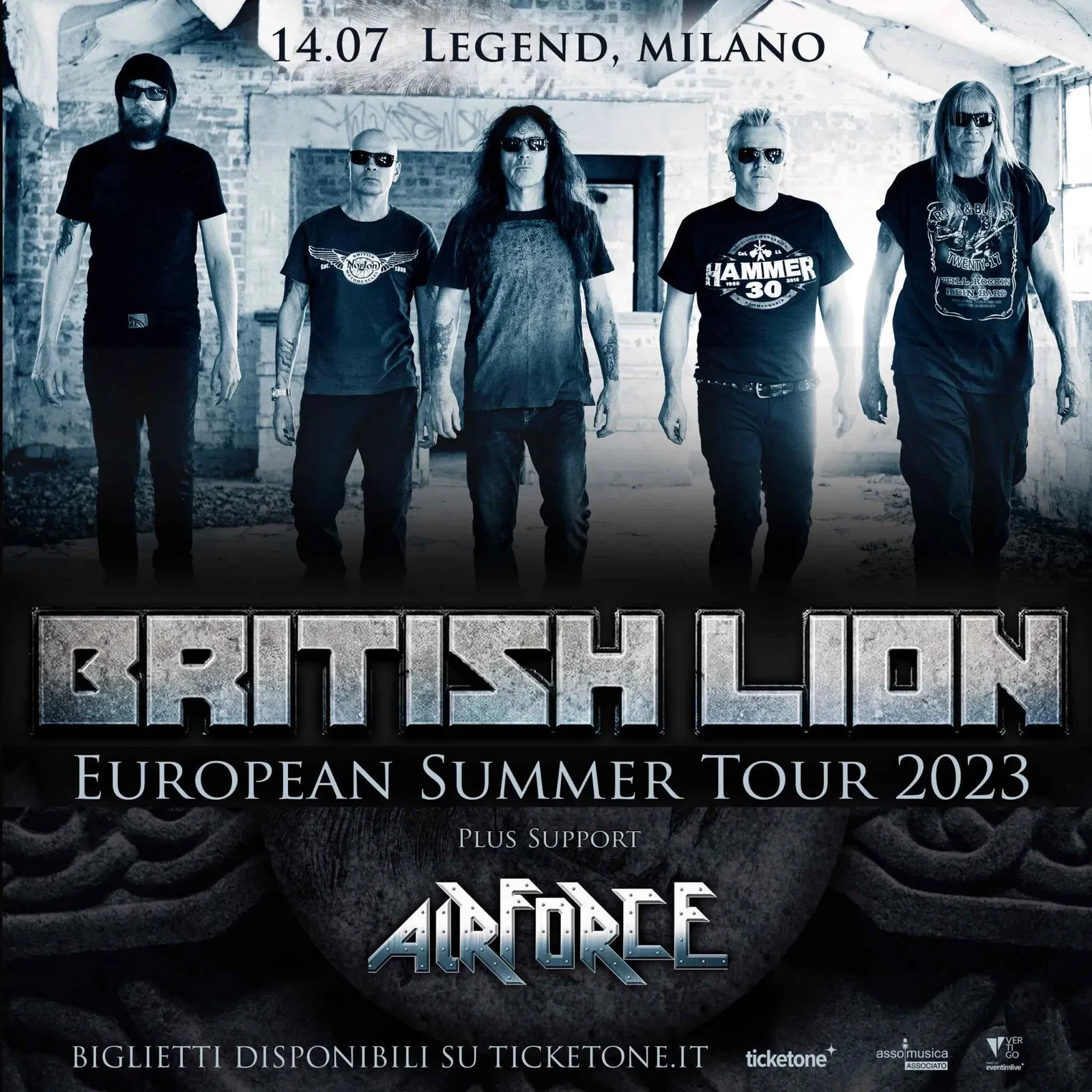 British Lion: una data a Milano per la band di Steve Harris (Iron Maiden)