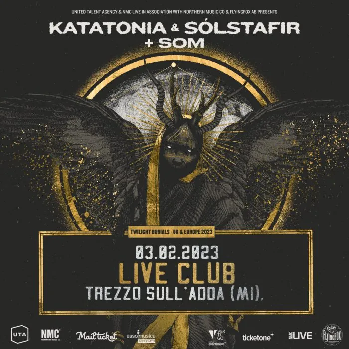 Live Report: Katatonia+Sólstafir+Som @Live, Trezzo Sull’Adda (MI) – 03/02/2023