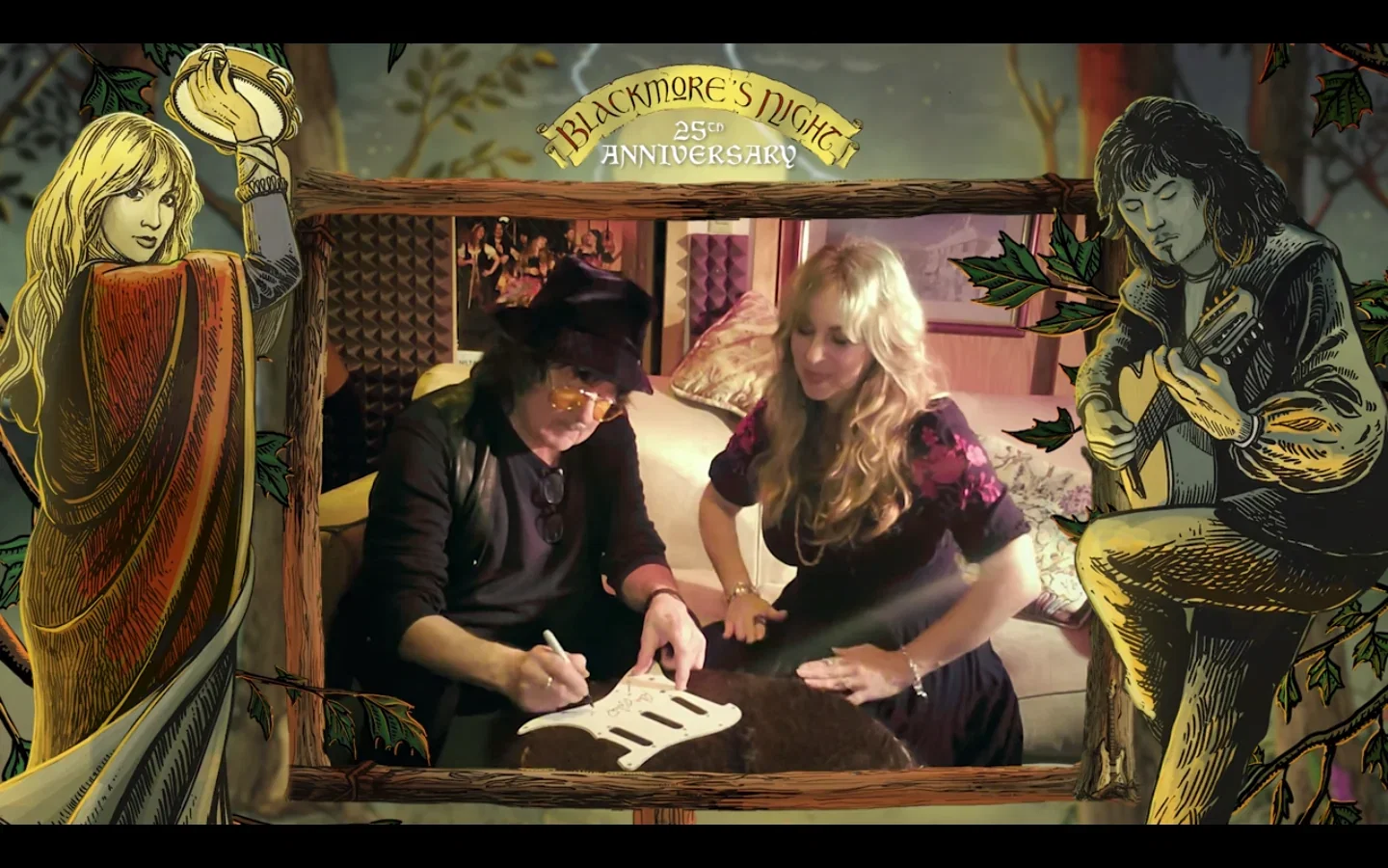 Blackmore’s Night: vinci la chitarra autografata da Ritchie Blackmore e Candice Night!