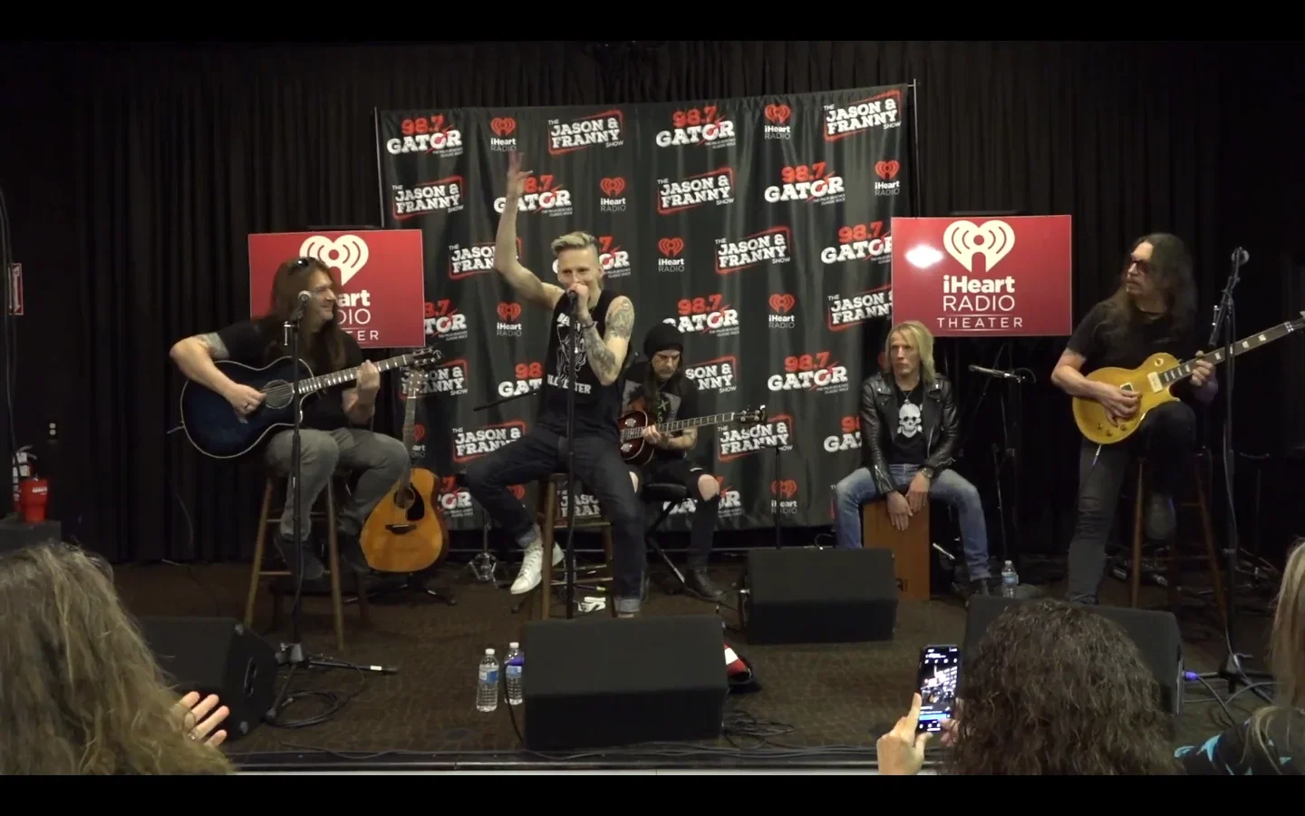 Skid Row: i video professionali del set acustico per Radio Gator 98.7 FM