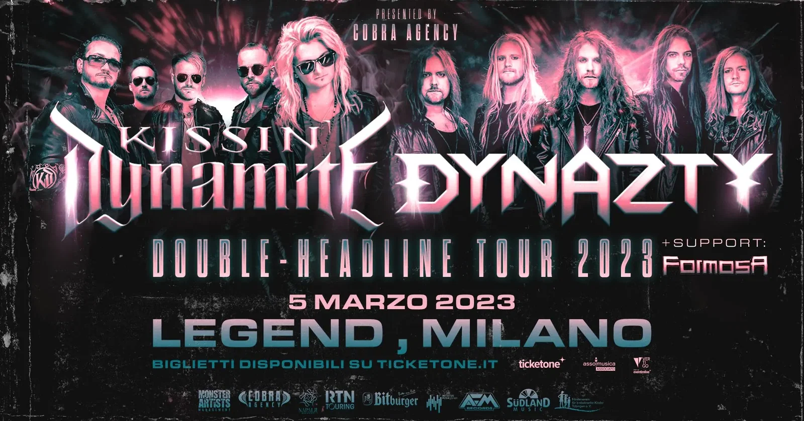 Live Report: Kissin’ Dynamite + Dynazty + Formosa @ Legend Club (MI) - 05/03/2023