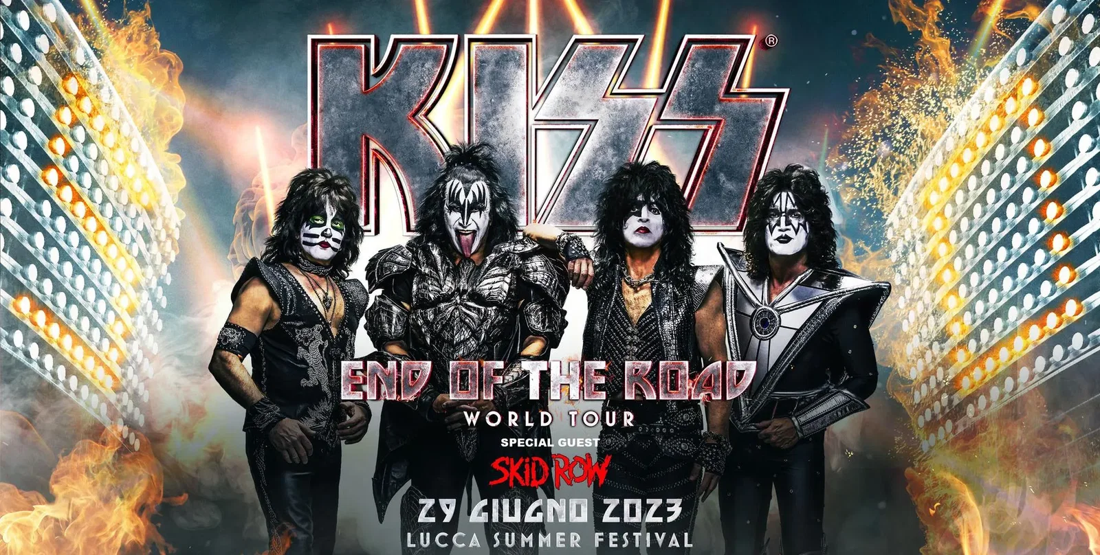 Lucca Summer Festival: ai Kiss si aggiungono gli Skid Row