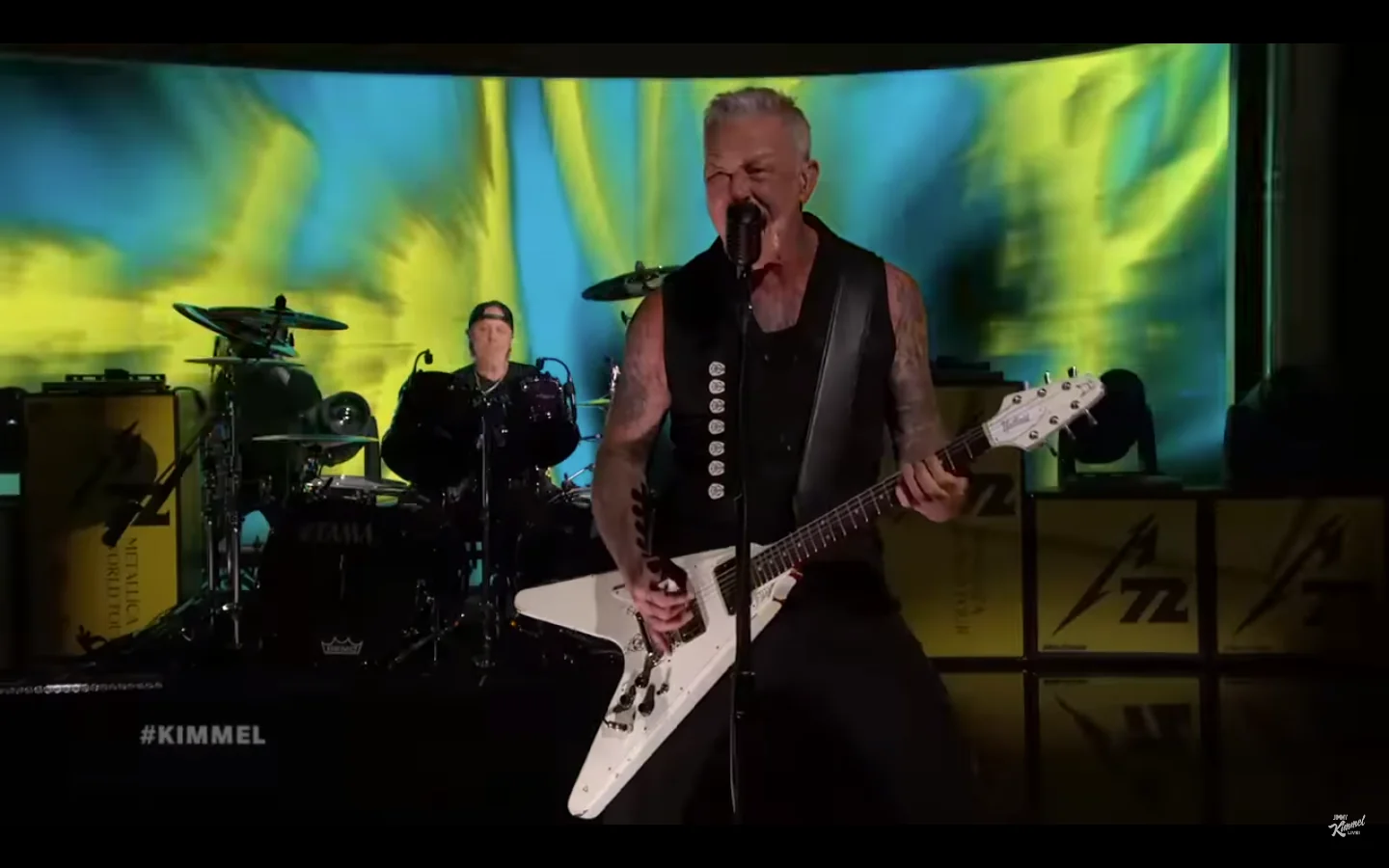 Metallica: il video dal vivo di 'Lux Æterna' al Jimmy Kimmel Live!