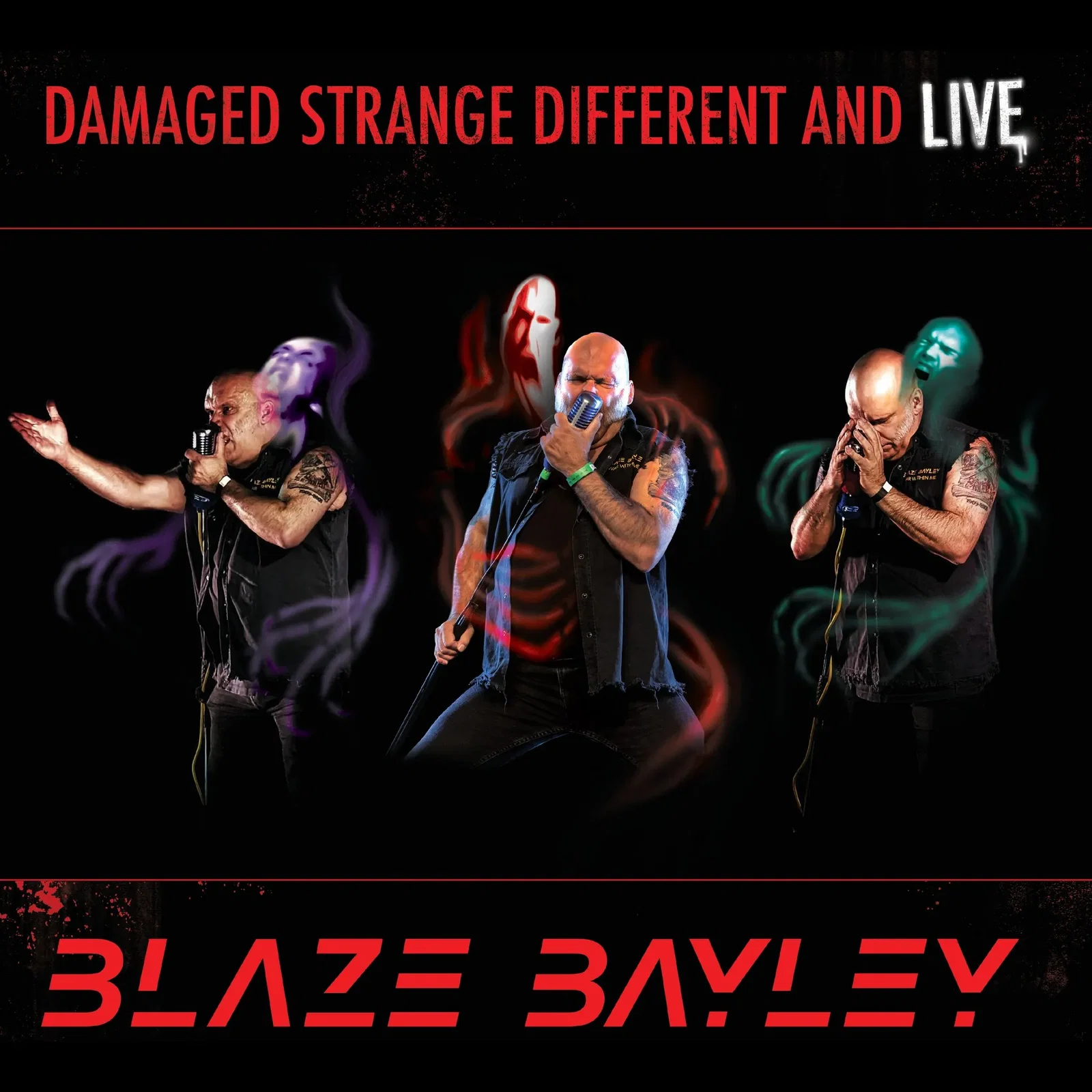 Blaze Bayley: a luglio il nuovo Live Album "Damaged Strange Different And Live"