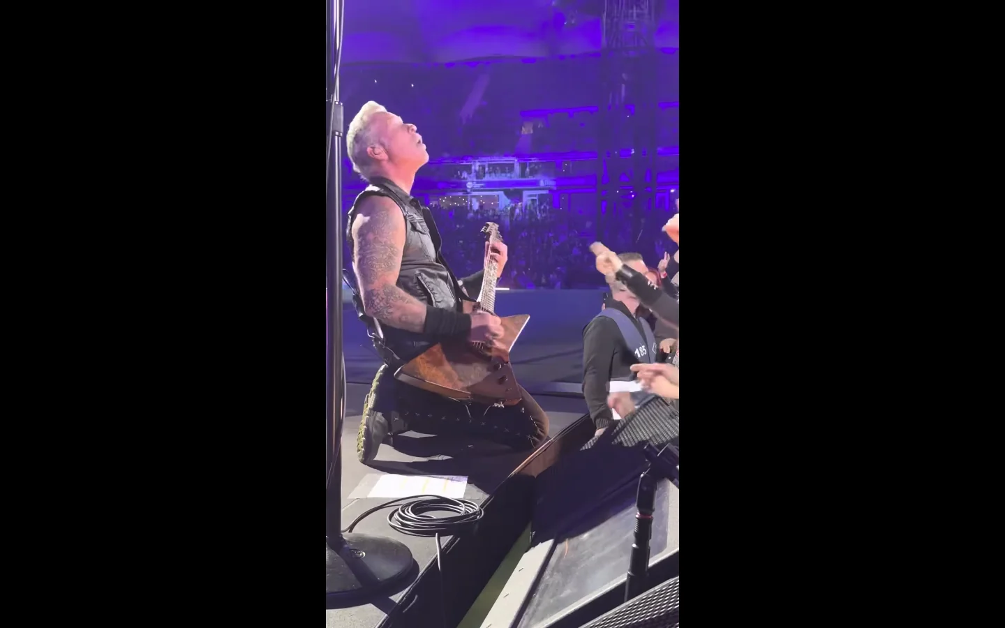 Metallica: i video dallo 'snakepit' dello show di Amburgo
