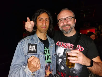 Con Alejandro Cruz, voce dei Suppression