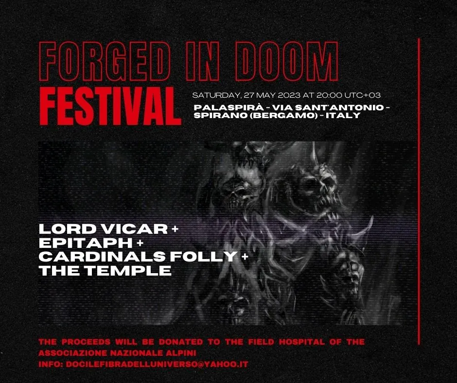 Live Report: Forged in Doom @ Palaspirà, Spirano (BG) - 27/05/2023