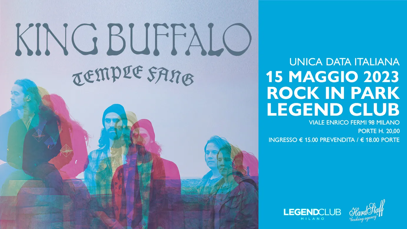 King Buffalo: unica data in italia al Legend Club di Milano