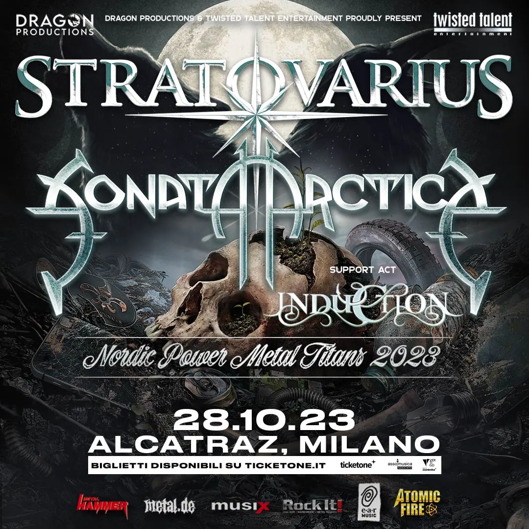Stratovarius e Sonata Arctica: una data a Milano a ottobre