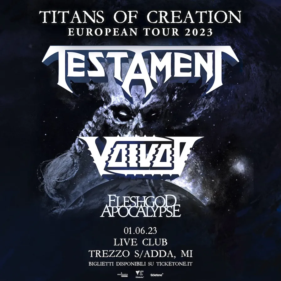 Fleshgod Apocalypse: sostituiscono gli Exodus nella data con Testament e Voivod
