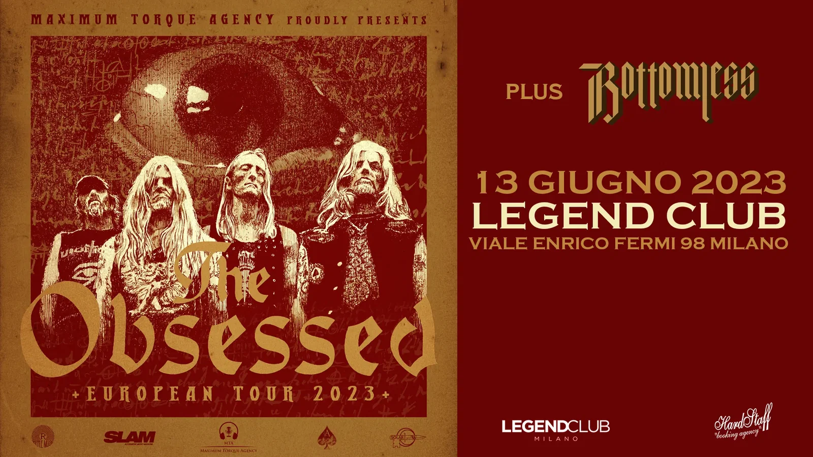 Live Report: The Obsessed @ Legend Club (MI) – 13.06.2023