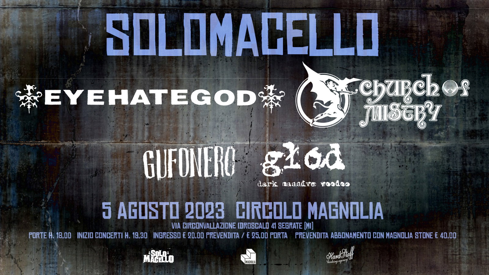 SoloMacello 2023: tutte le info della serata