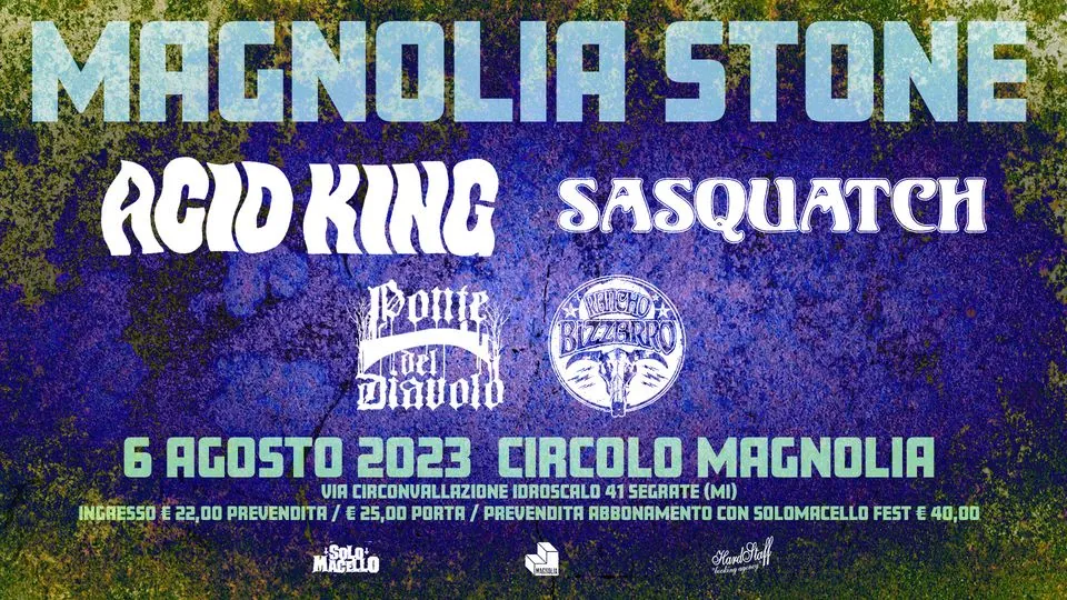Magnolia Stone 2023: tutte le info dell evento