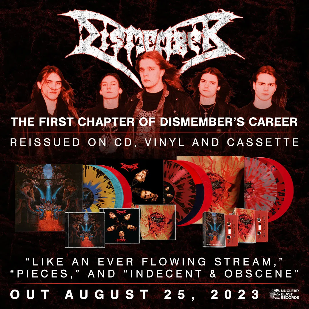 Dismember: attivi i preordini dei remaster dei primi due album e dell'EP "Pieces"
