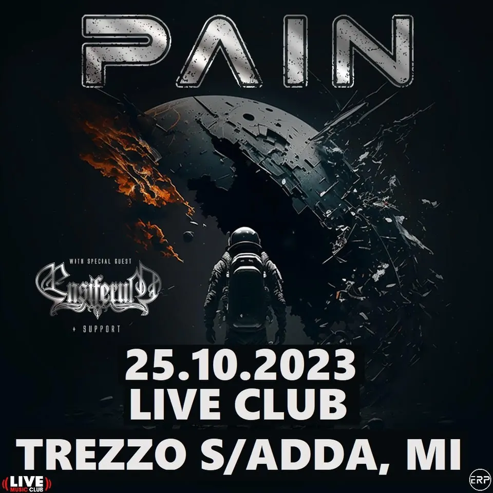 Pain, Ensiferum: annunciata una data italiana ad ottobre