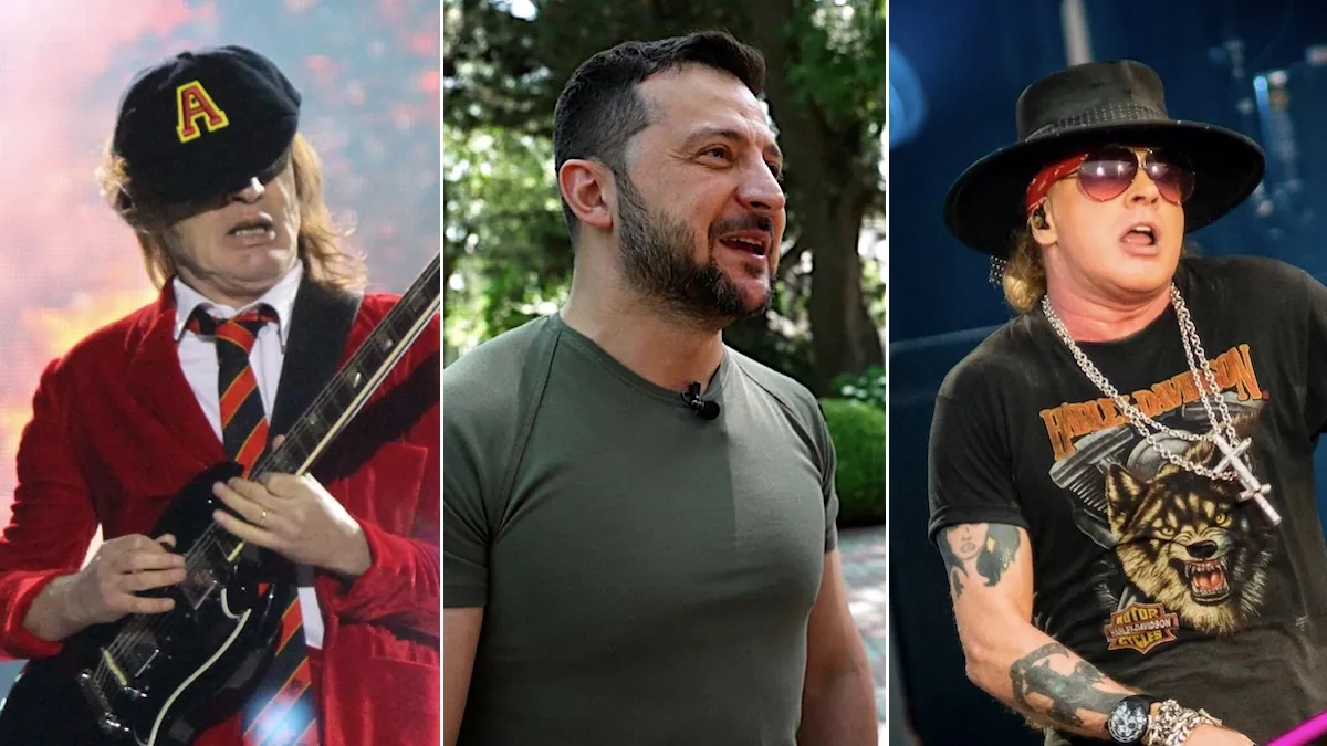 Volodymyr Zelensky: "Mi piace ascoltare AC/DC e Guns N' Roses"
