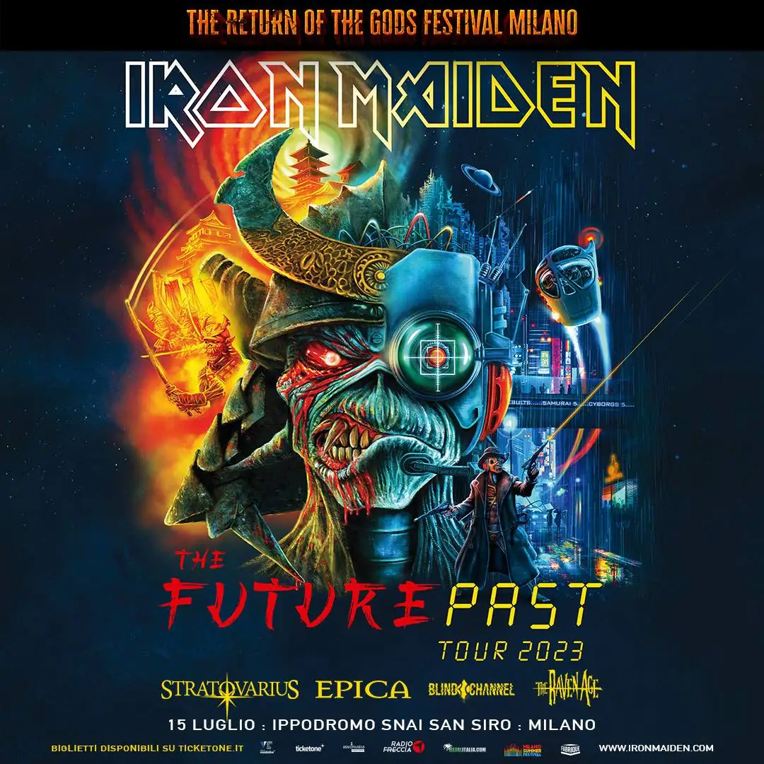 Live Report: Iron Maiden - The Future Past Tour @Ippodromo Snai San Siro, Milano – 15/07/2023