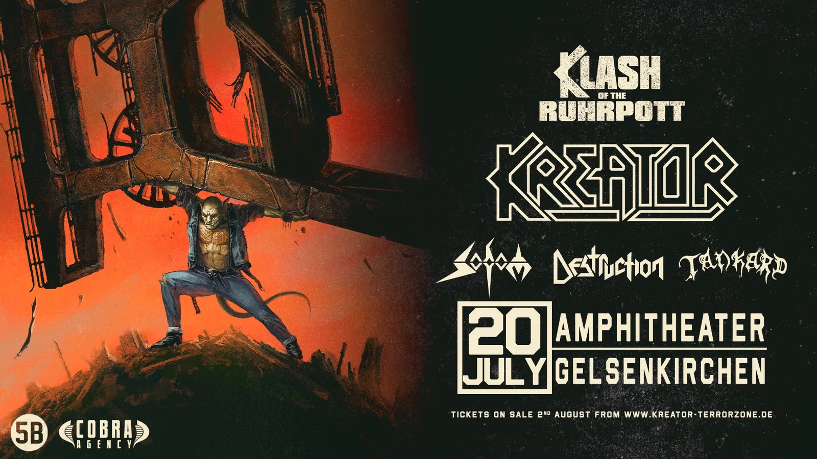 Kreator: con Sodom, Destruction e Tankard per il "Big 4 teutonico" nel 2024