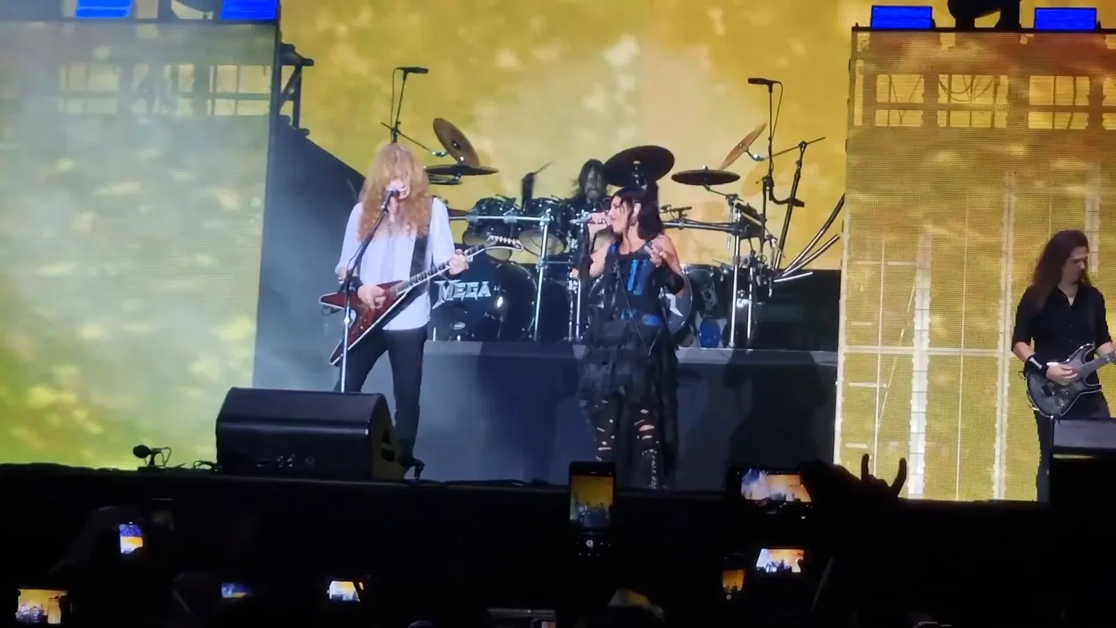 Megadeth: il video del duetto con Cristina Scabbia in Italia